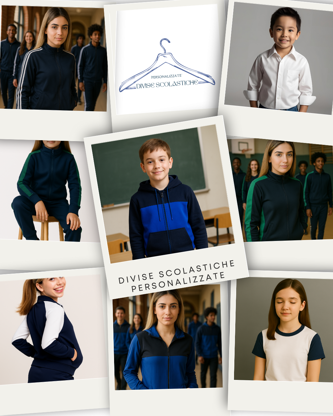Divise scolastiche personalizzate premium Made in Italy - Polo e felpe per studenti