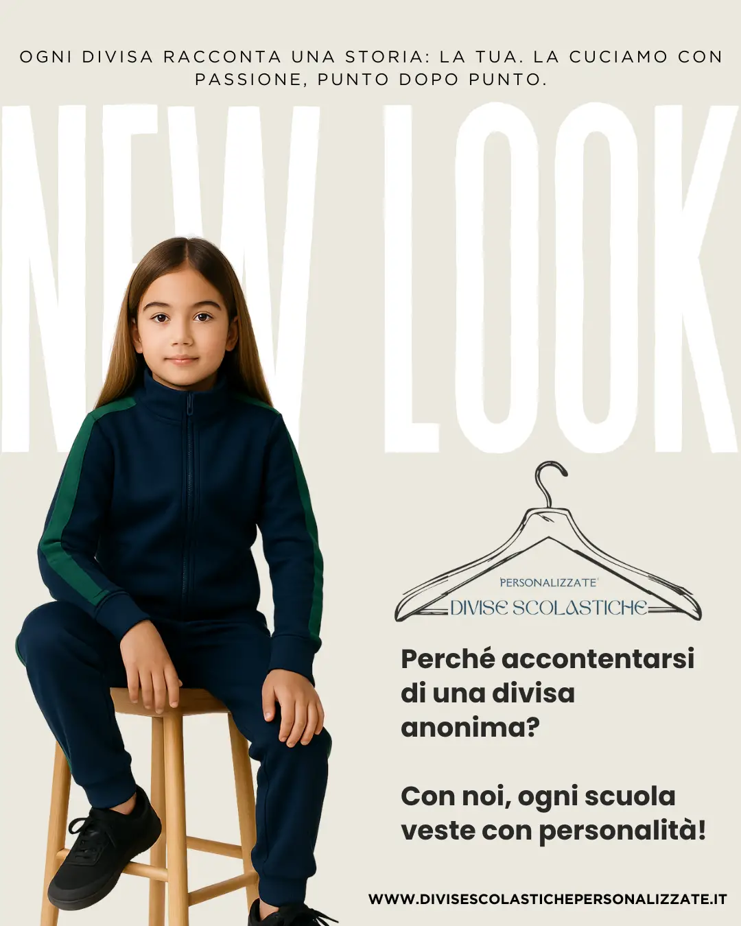Studenti in divisa scolastica personalizzata in aula