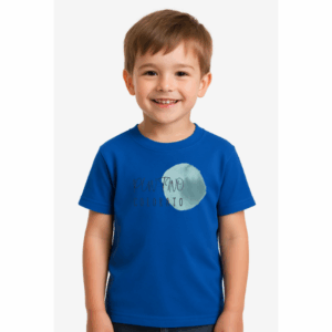 T-SHIRT MANICA CORTA BLU ROYAL