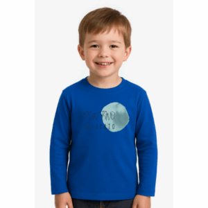 T-SHIRT MANICA LUNGA BLU ROYAL